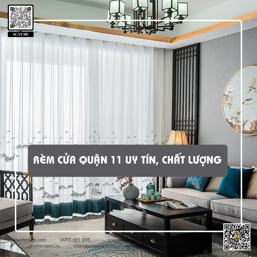Rèm cửa quận 11 - Tạo không gian đẹp và tiện nghi cho ngôi nhà của bạn