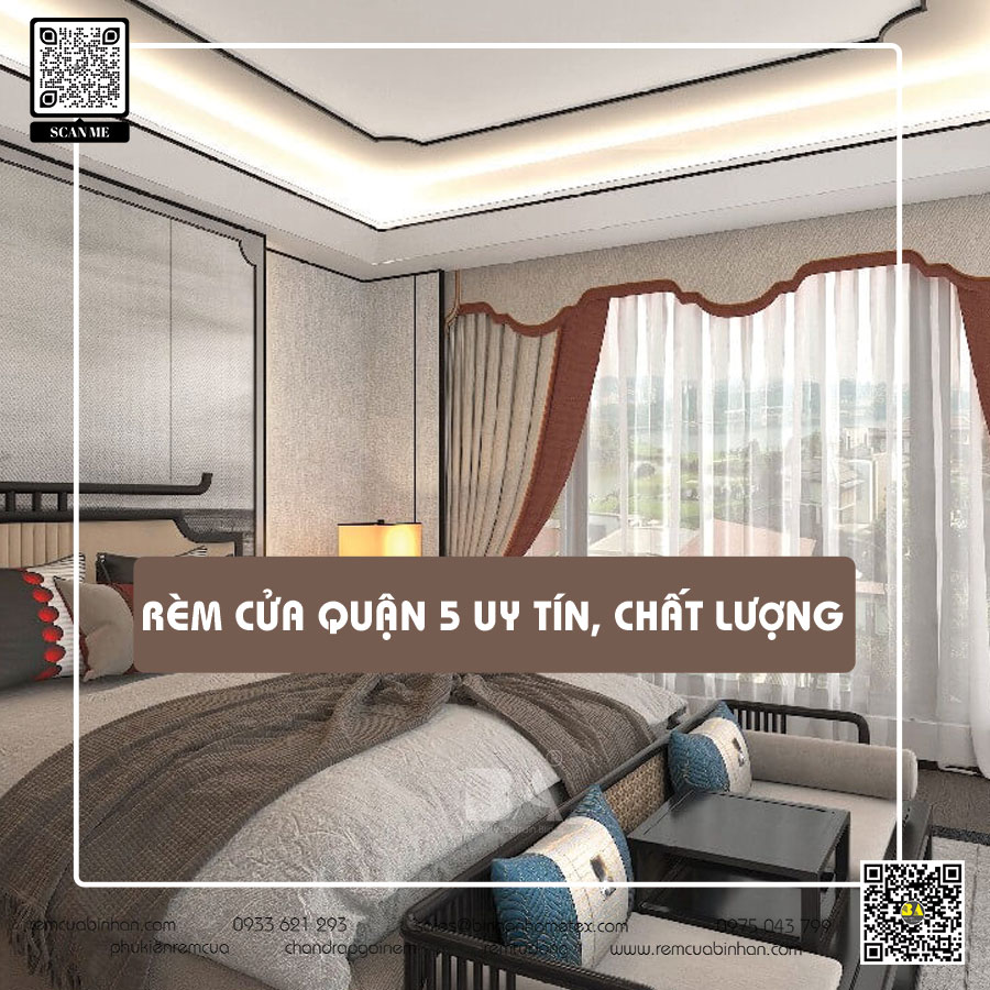 Rèm cửa quận 5: Mang đến sự đẳng cấp và sang trọng cho không gian sống