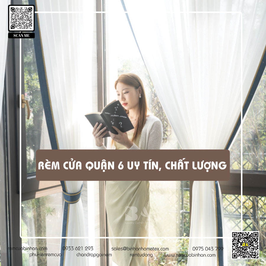 Rèm cửa quận 6: Tạo điểm nhấn và phong cách cho không gian sống