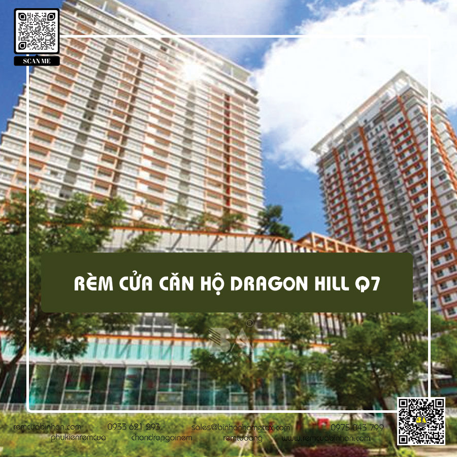 Rèm cửa căn hộ Dragon Hill Quận 7 TP HCM - Bình An: Mang đến không gian sống tinh tế và hiện đại