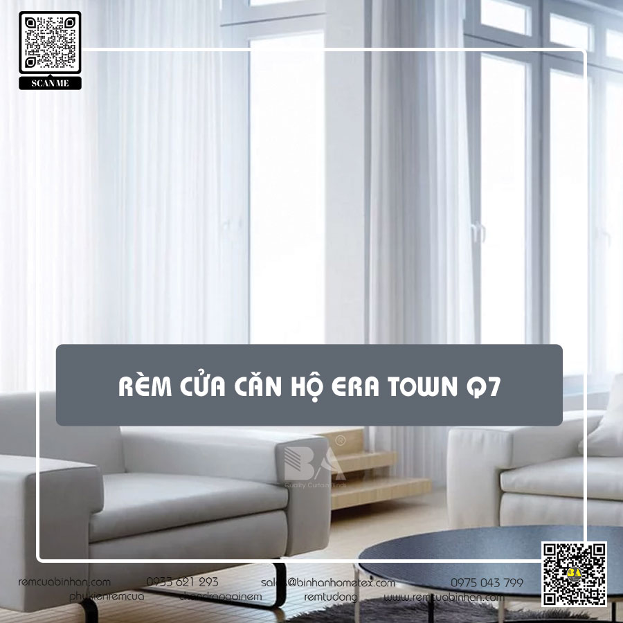 Rèm cửa căn hộ Era Town Quận 7 - Chất lượng đẳng cấp, giá trị tuyệt vời