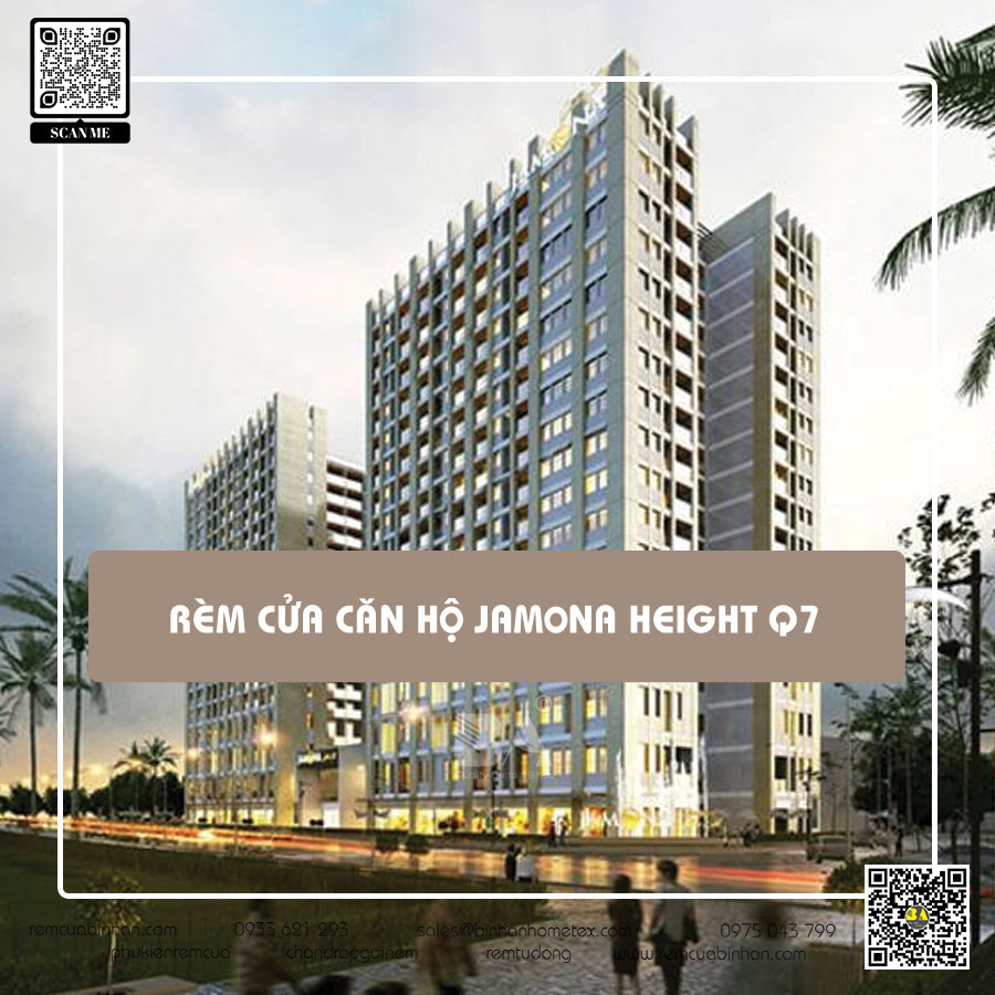 Rèm cửa căn hộ Jamona Heights Quận 7 - Lựa chọn hoàn hảo cho không gian sống hiện đại