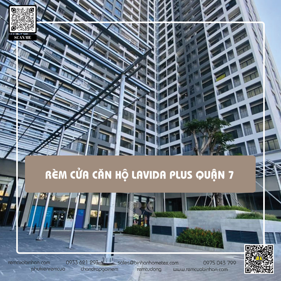Rèm cửa căn hộ Lavila Plus quận 7 - Giải pháp hoàn hảo cho không gian sống hiện đại