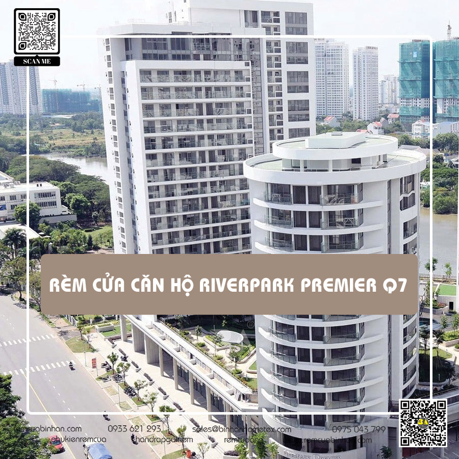 Rèm cửa căn hộ Riverpark Premier quận 7 - Chất lượng cao, thiết kế đẳng cấp