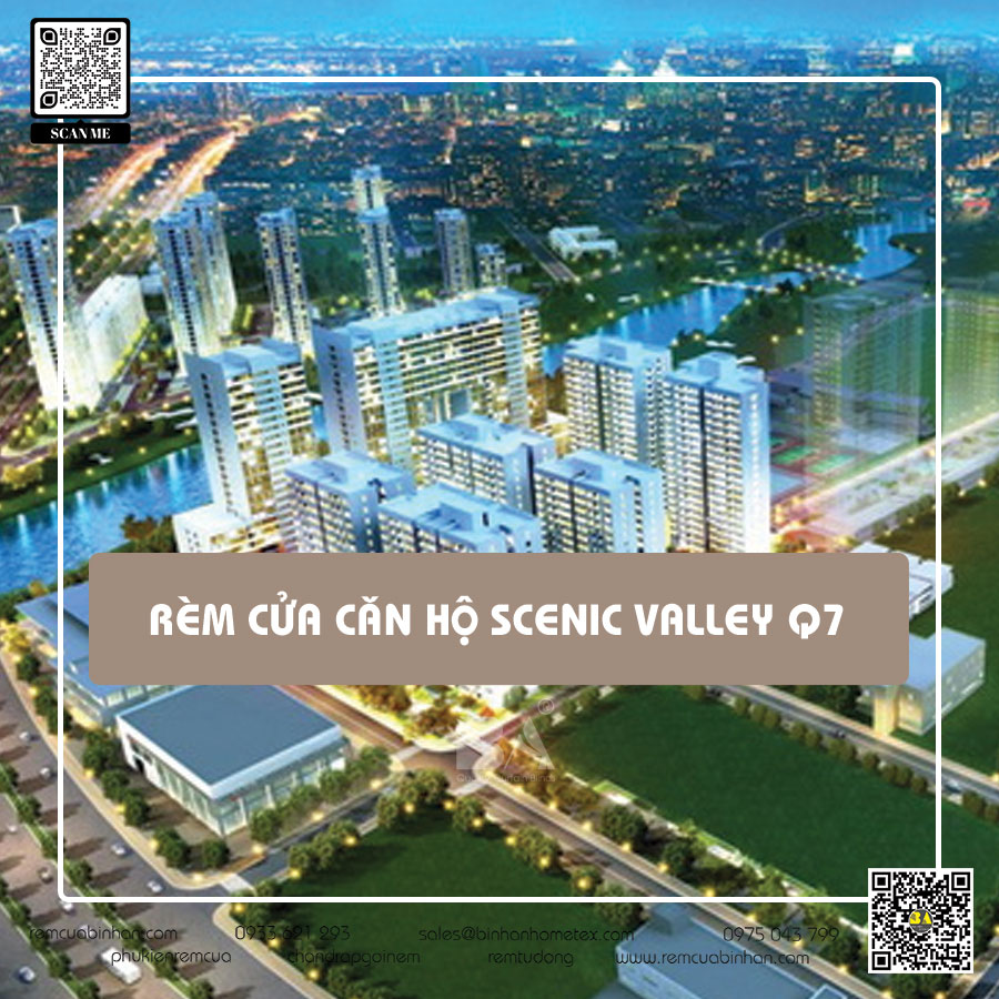 Rèm cửa căn hộ Scenic Valley 2 quận 7 | Binh An - Giải pháp chất lượng và phong cách