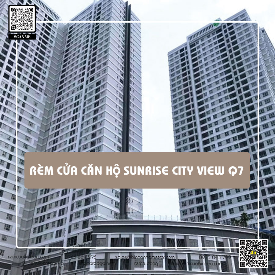 Rèm cửa căn hộ Sunrise City View Quận 7 - Sự lựa chọn hoàn hảo cho không gian sống đẳng cấp | Bình An