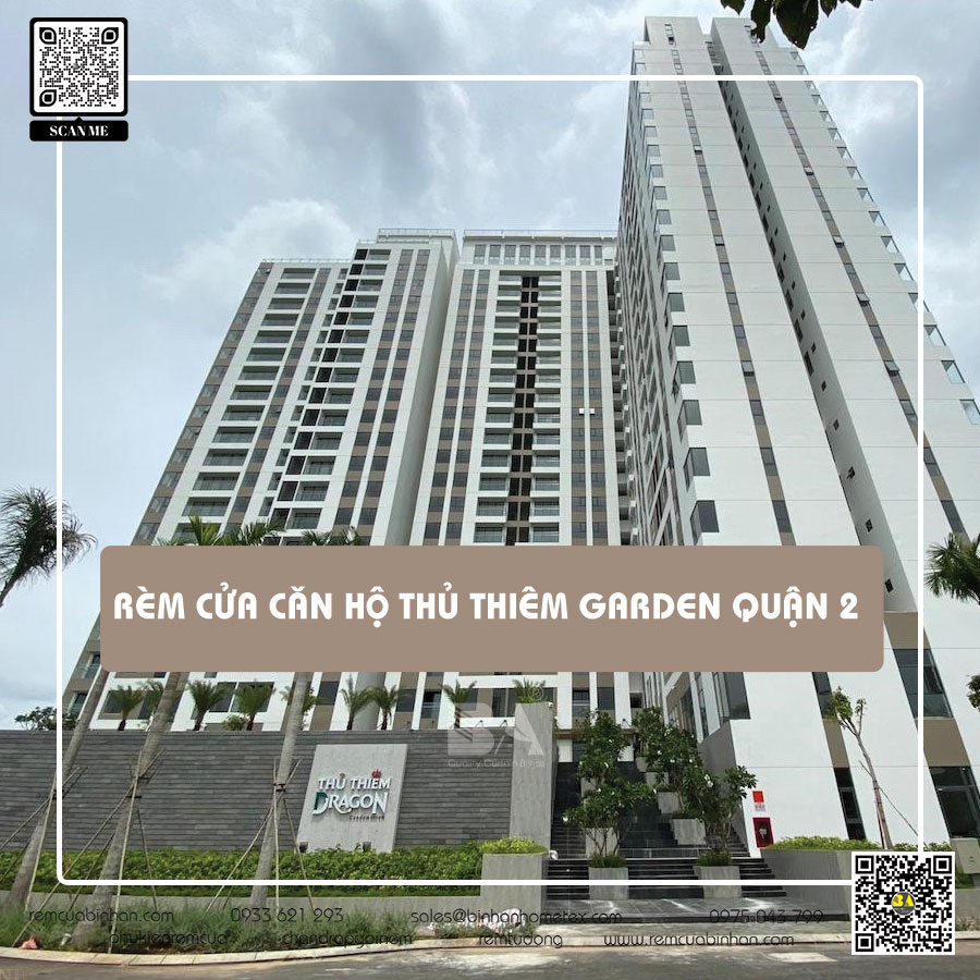 Rèm cửa Căn hộ Thủ Thiêm Dragon quận 2 - Tinh tế và đa dạng để tôn vinh không gian sống