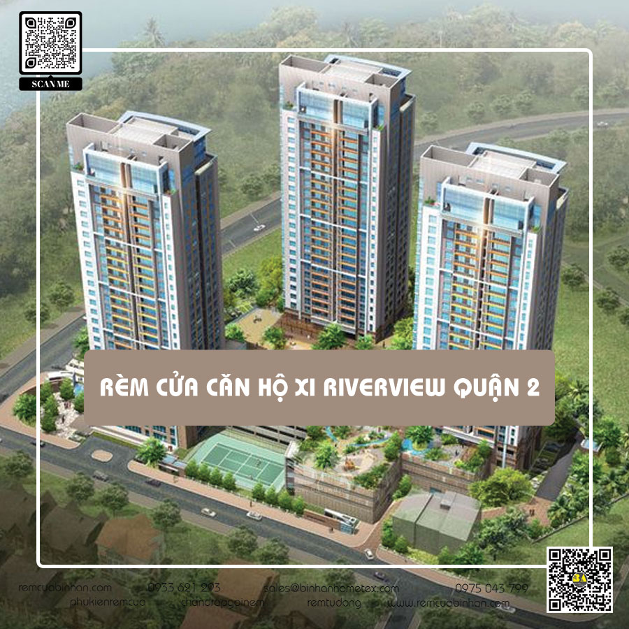 Rèm cửa Căn hộ Xi Riverview Palace Quận 2 - Đẳng cấp và sang trọng
