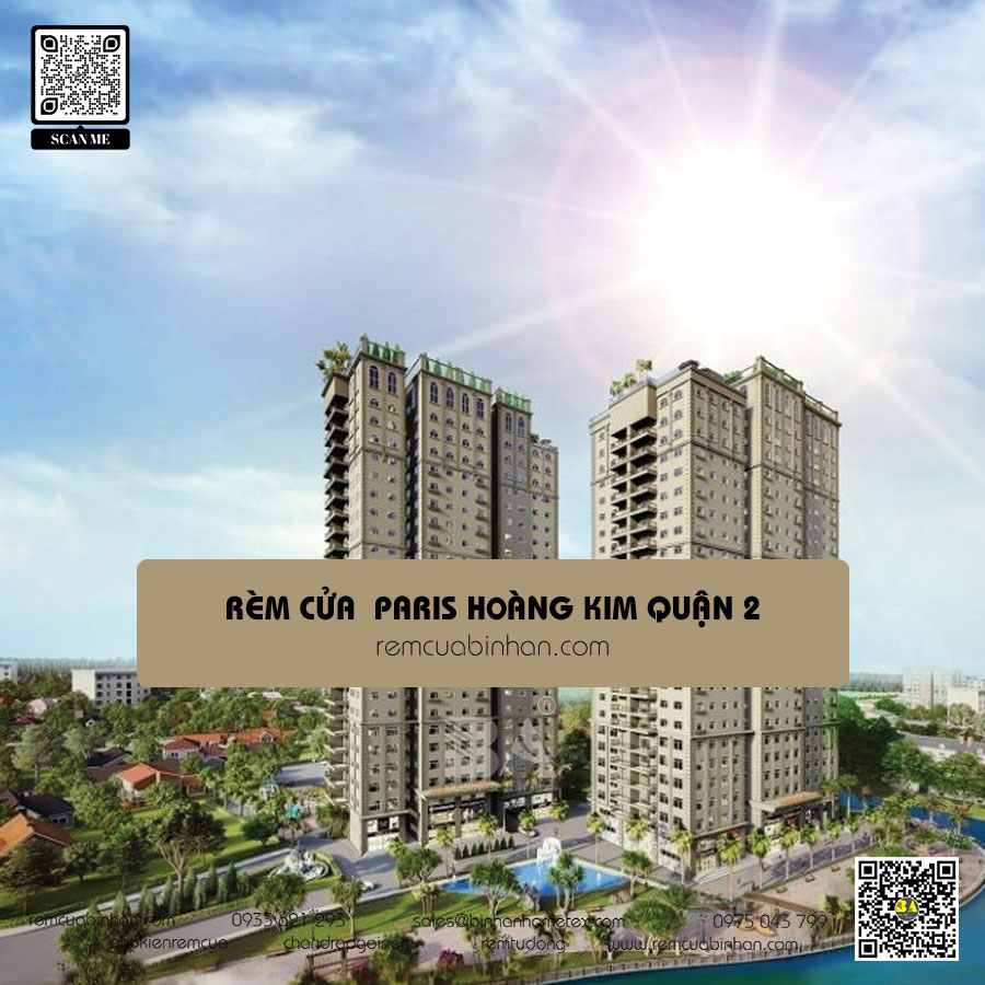 May rèm cửa cho Paris Hoàng Kim Quận 2 - Đẹp bền uy tín!