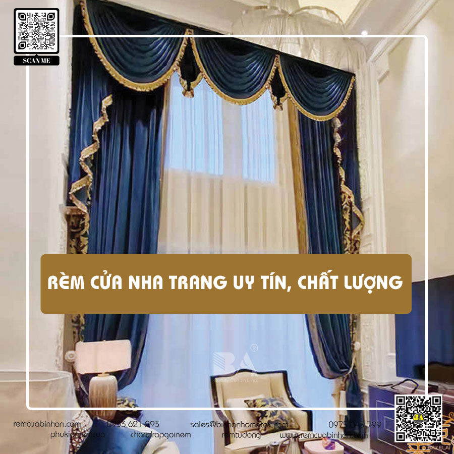 Rèm cửa Nha Trang - Nâng tầm không gian sống với Rèm cửa Bình An