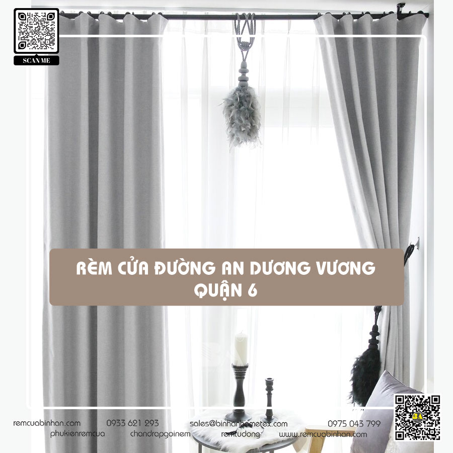  Rèm cửa An Dương Vương quận 6 TP HCM | Rèm cửa chất lượng giá rẻ
