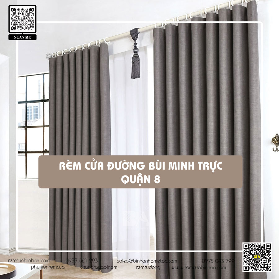 Rèm cửa đường Bùi Minh Trực quận 8 TP HCM | Rèm Cửa Bình An