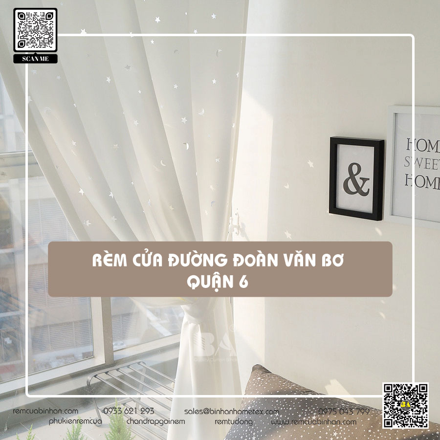 May rèm cửa đường Đoàn Văn Bơ quận 4 | Bình An Rèm cửa giấy dán tường tại quận 4 TP HCM