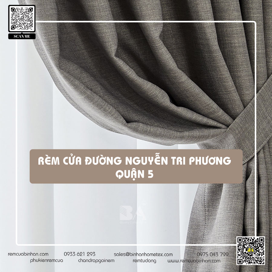 Rèm cửa đường Nguyễn Tri Phương, Quận 5 - Rèm cửa Bình An