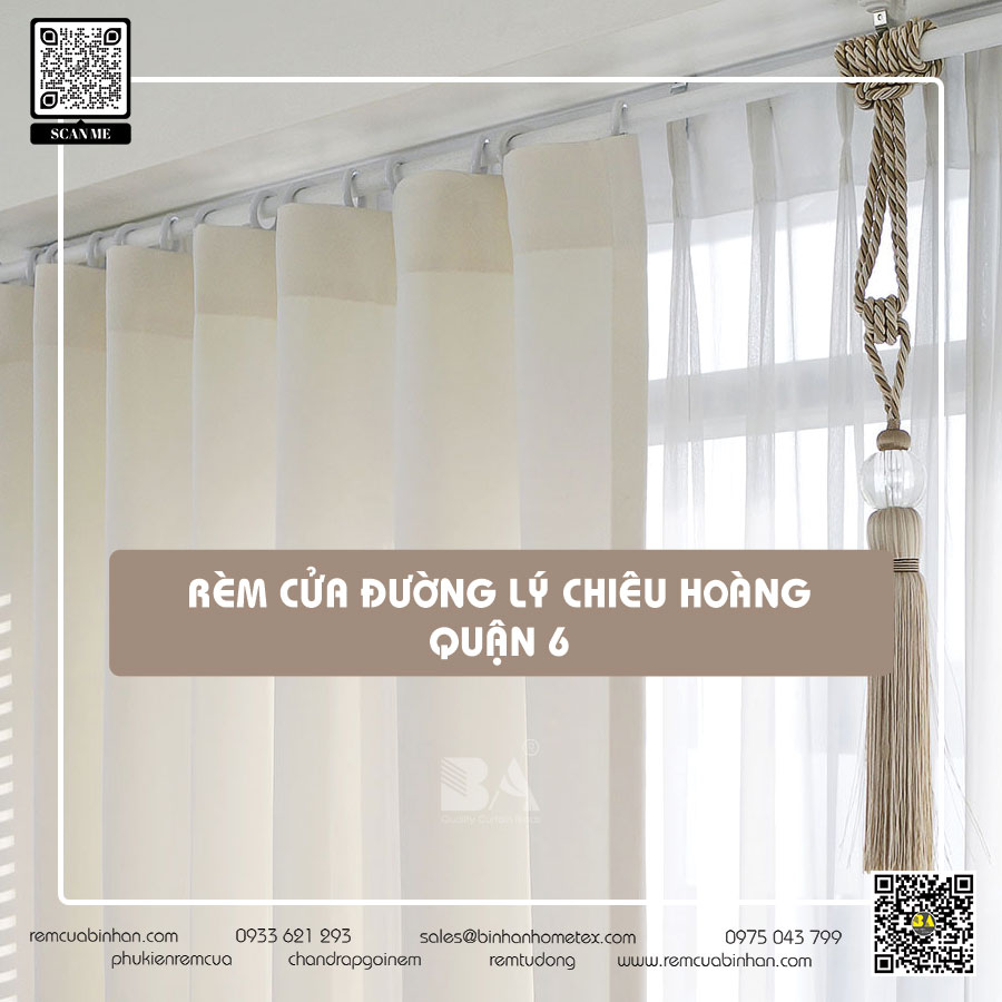 Rèm cửa Phạm Phú Thứ, Quận 6 TP HCM - Rèm cửa Bình An