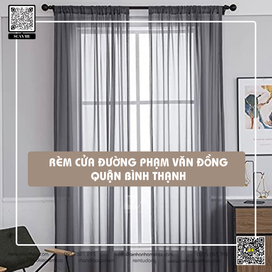 Rèm cửa đường Phạm Văn Đồng quận Bình Thạnh - Chất lượng tuyệt vời từ Rèm cửa Bình An