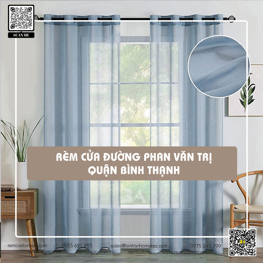 Rèm cửa Bình An - Địa chỉ rèm cửa Phan Văn Trị, Bình Thạnh