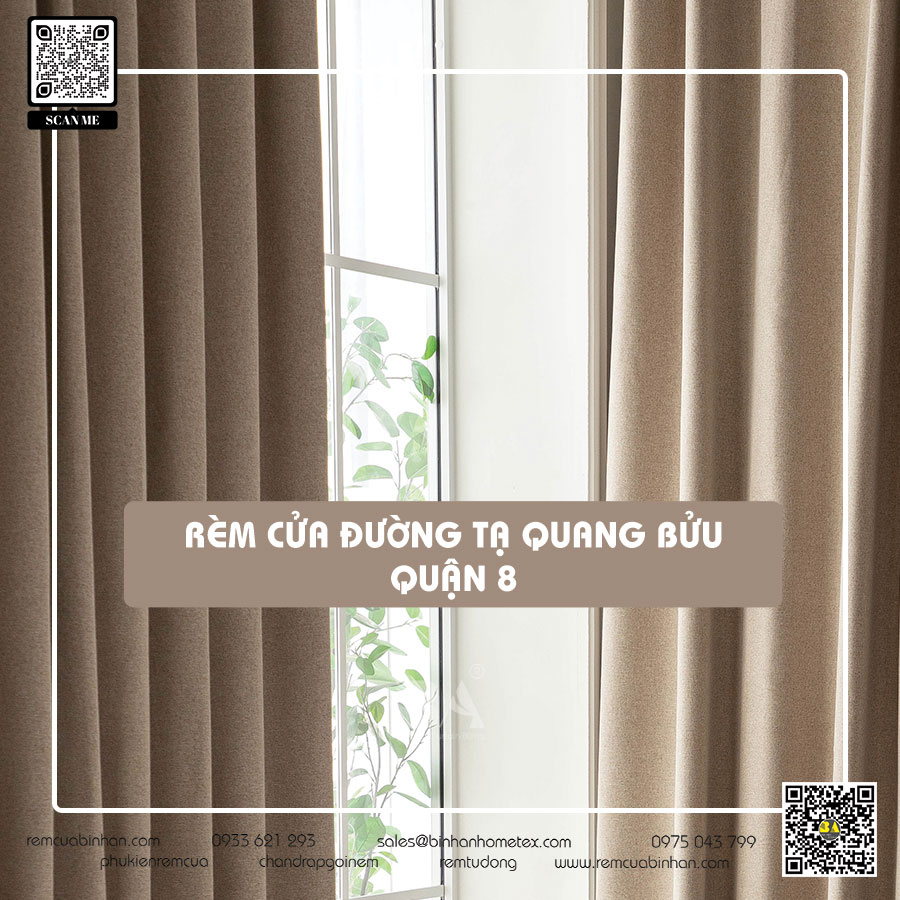 Rèm cửa đường Tạ Quang Bửu quận 8 TP HCM | Rèm Cửa Bình An
