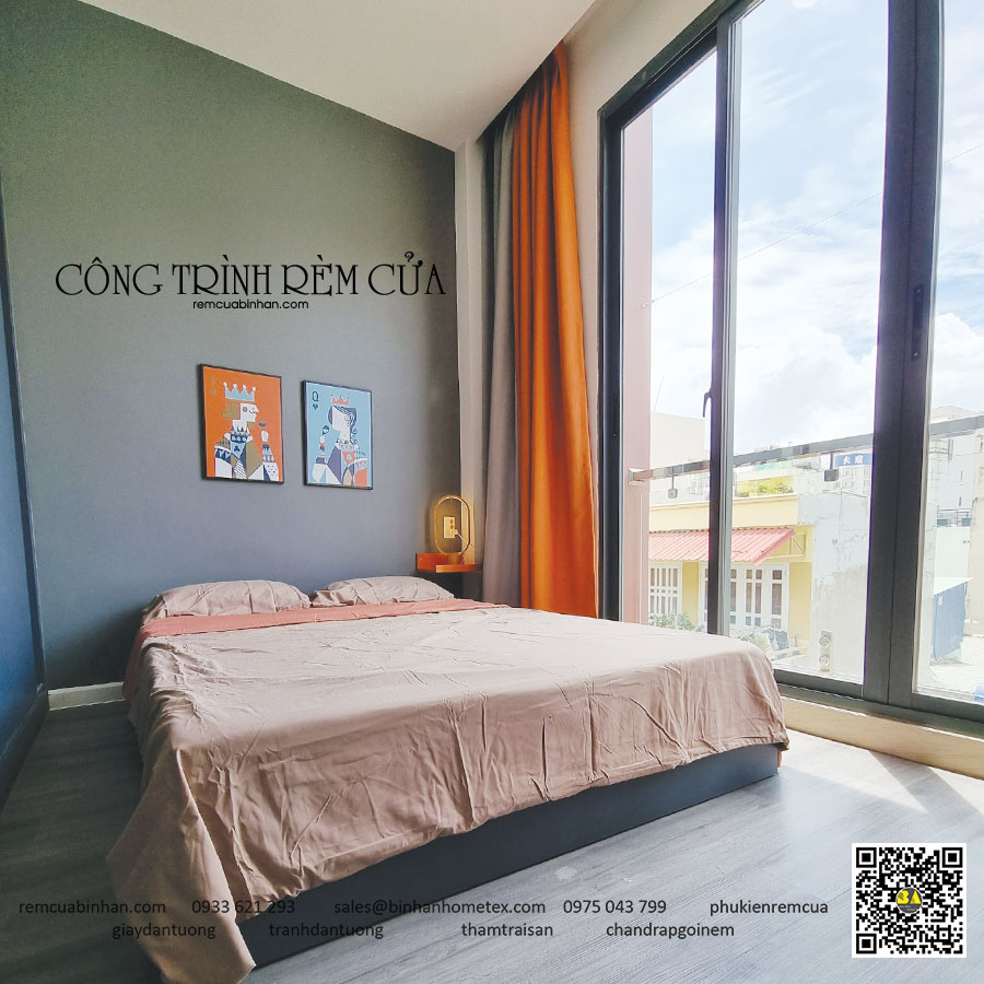 May Rèm Cửa Gò Vấp Rèm Cửa Phối Màu Color Block Độc Đáo