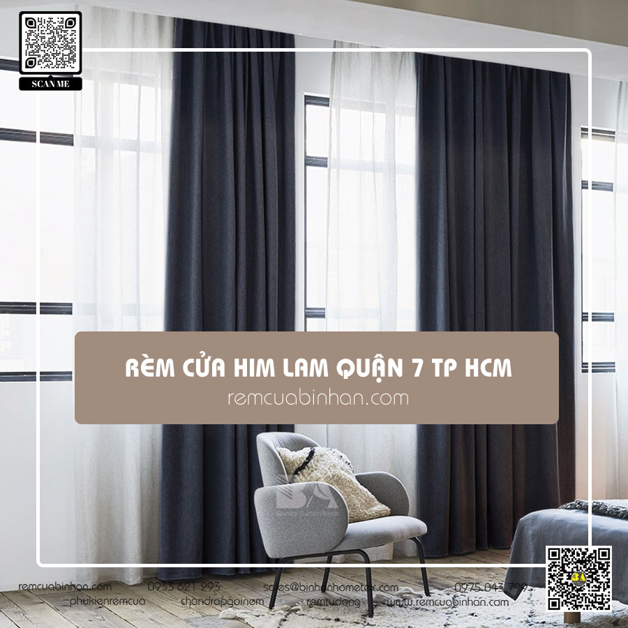 Rèm cửa Him Lam Quận 7 và Phú Mỹ Hưng - Tự tin thể hiện phong cách của bạn