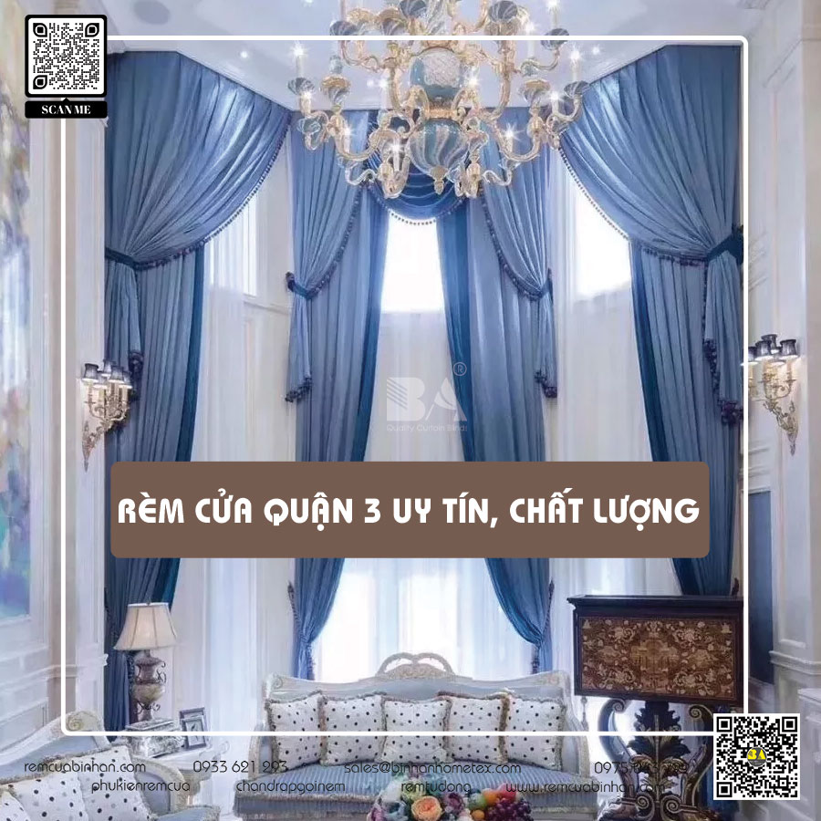 May Rèm Cửa Màn Cửa Đẹp Quận 3 TP.HCM