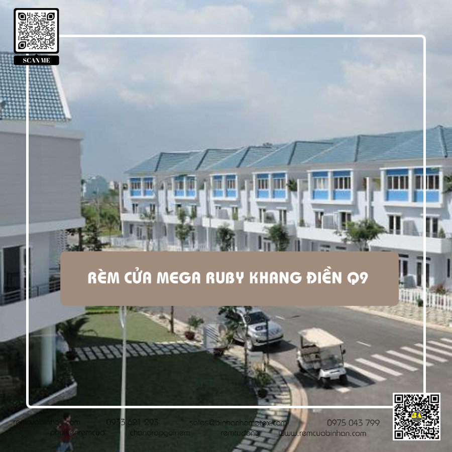 Rèm cửa nhà phố Mega Ruby quận 9 - Giải pháp tuyệt vời cho không gian sống hiện đại