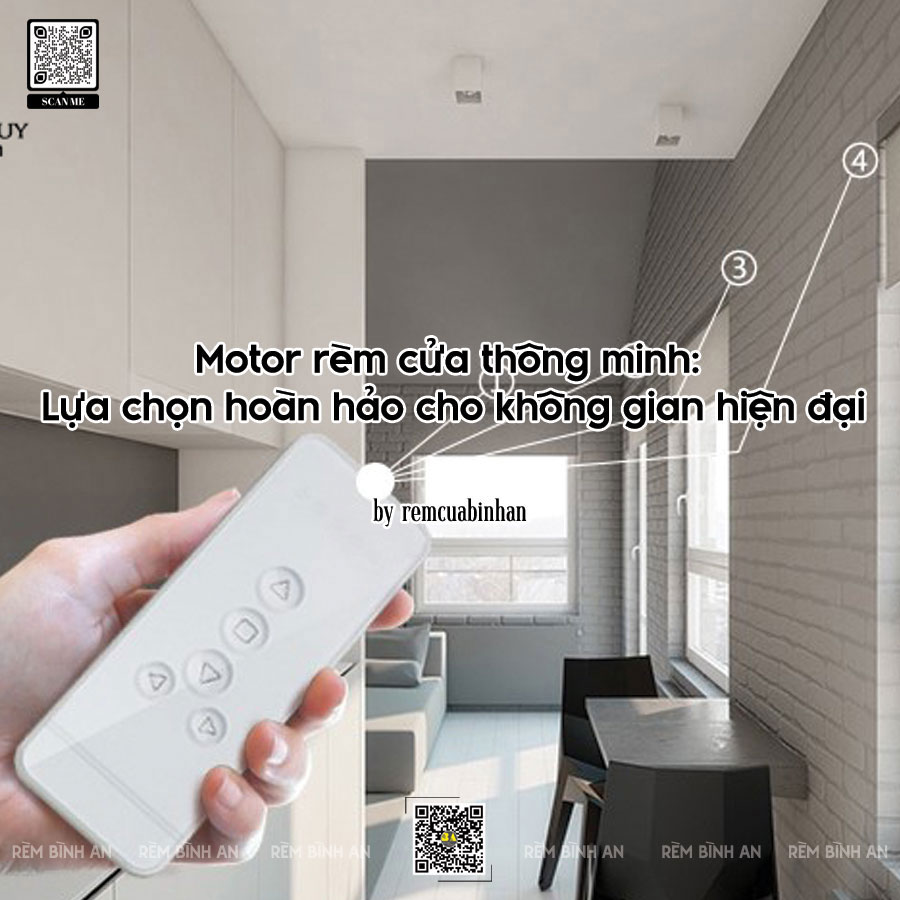 Motor rèm cửa thông minh | Lựa chọn hoàn hảo cho không gian hiện đại
