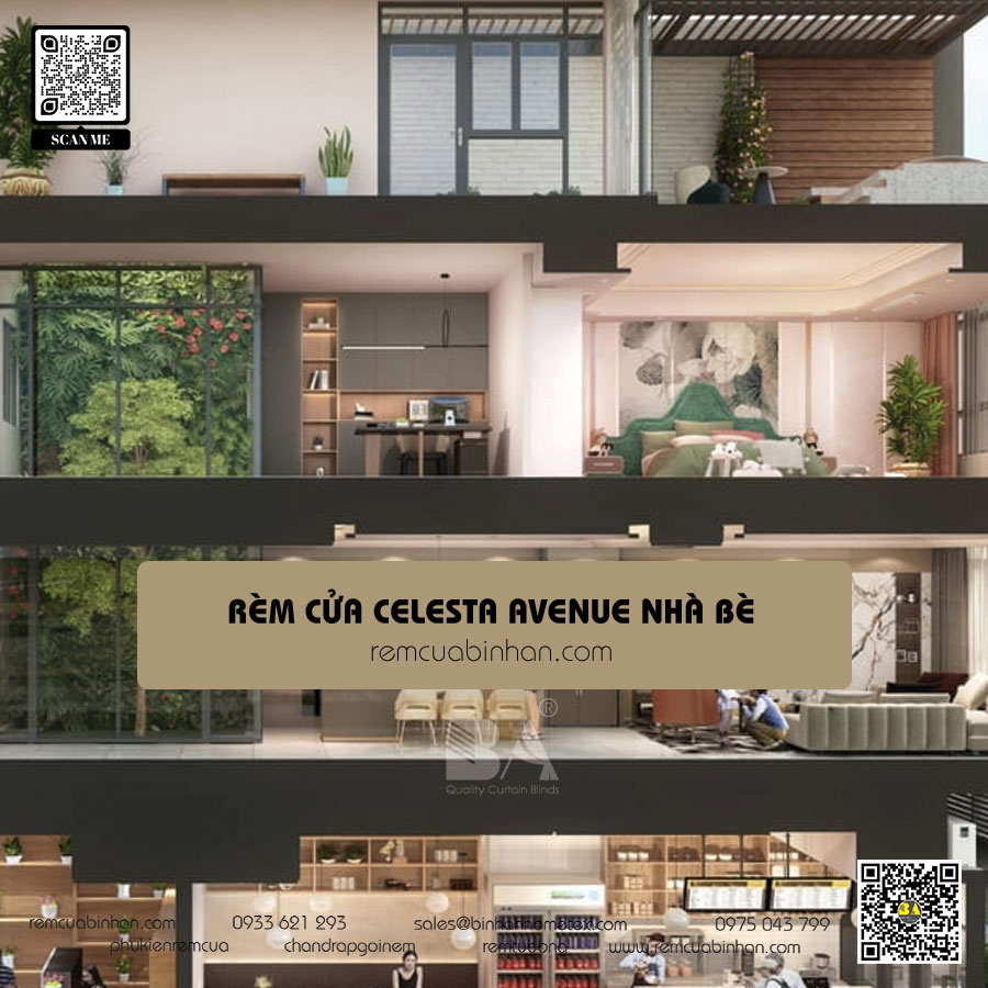 Mua rèm cửa Celesta Avenue Nhà Bè chất lượng