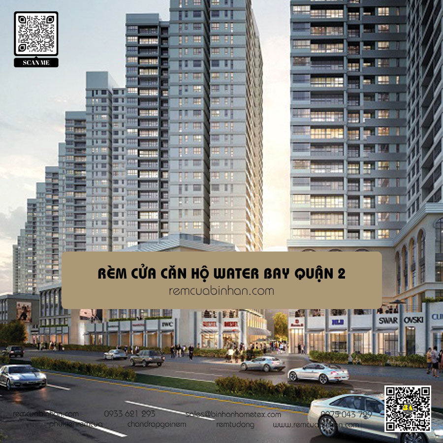 Mua rèm cửa cho căn hộ Water Bay Quận 2 | Giá tốt nhất