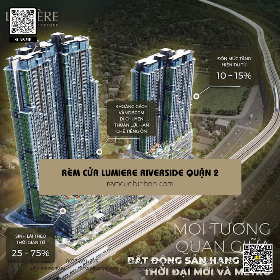 Mua rèm cửa cho Lumière Riverside Quận 2 - Giá cả cạnh tranh