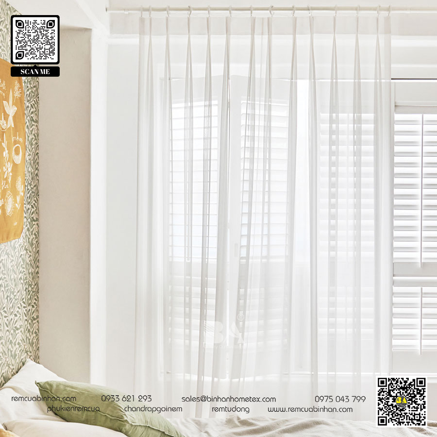 Những Bộ Rèm Voan Thiết Kế Theo Xu Hướng Hiện Đại