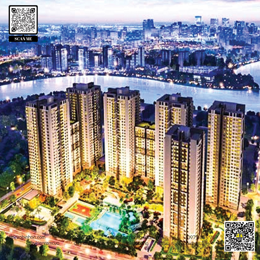 Những kiểu rèm cửa đẹp tại căn hộ Metropole Thủ Thiêm Quận 2