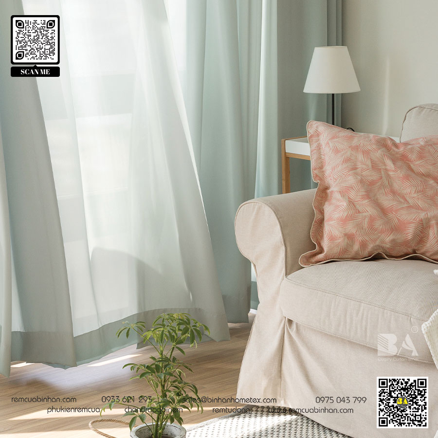 Những lưu ý quan trọng khi lắp đặt rèm cửa phòng khách