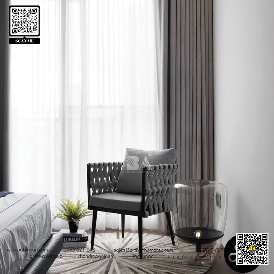 Những mẫu rèm cửa hai lớp đẹp mắt cho phòng khách của bạn