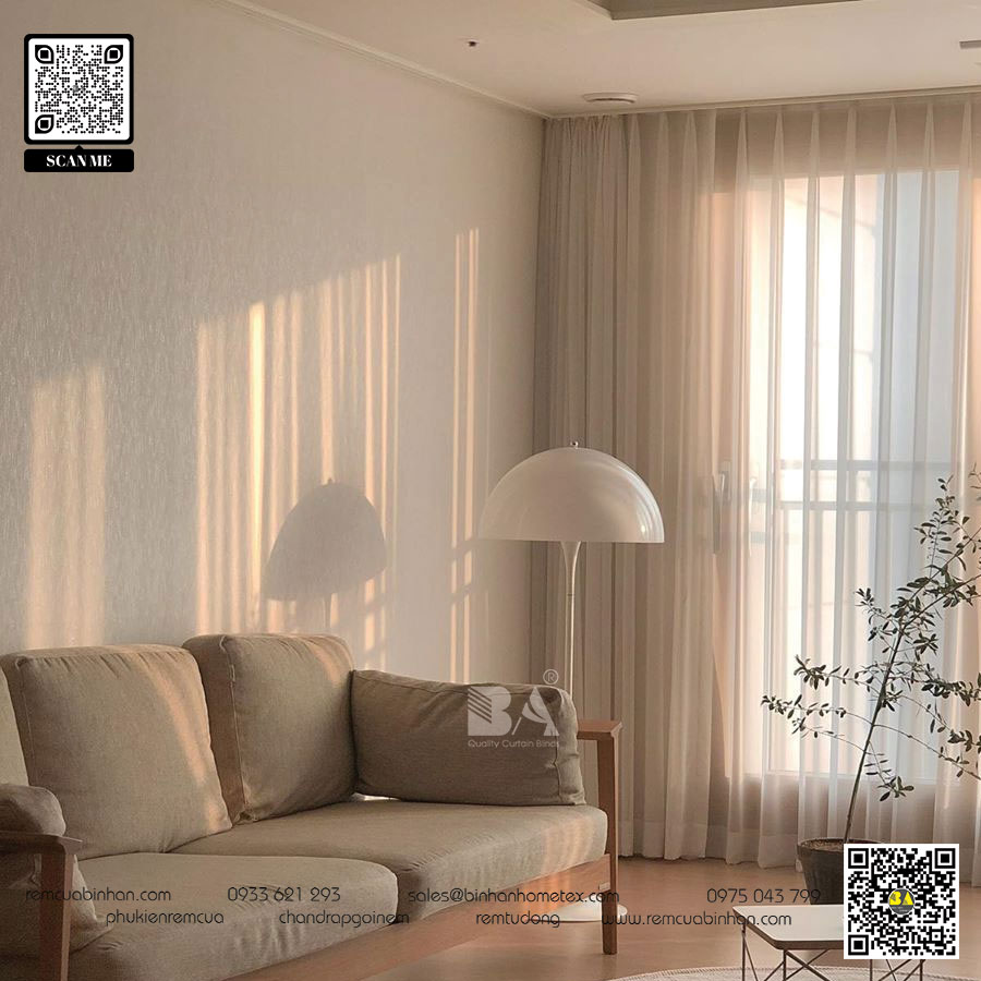 Những mẫu rèm phòng khách tối giản đang được yêu thích nhất