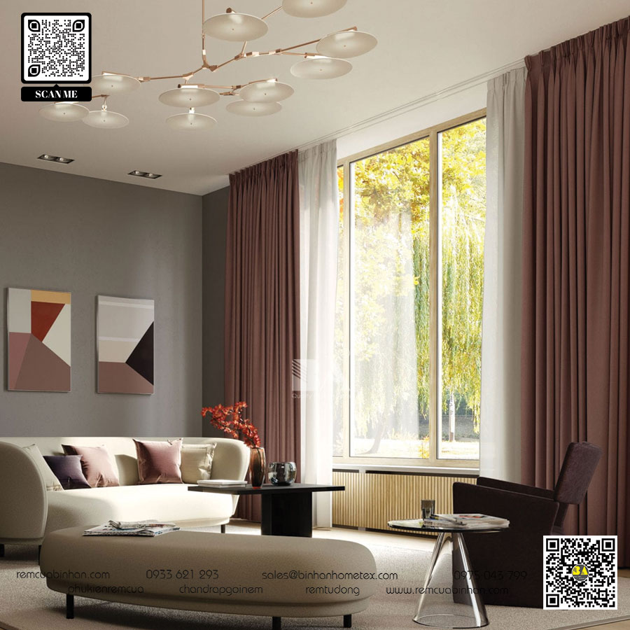 Những phong cách nội thất đẹp mắt phù hợp với rèm cửa âm trần thạch cao
