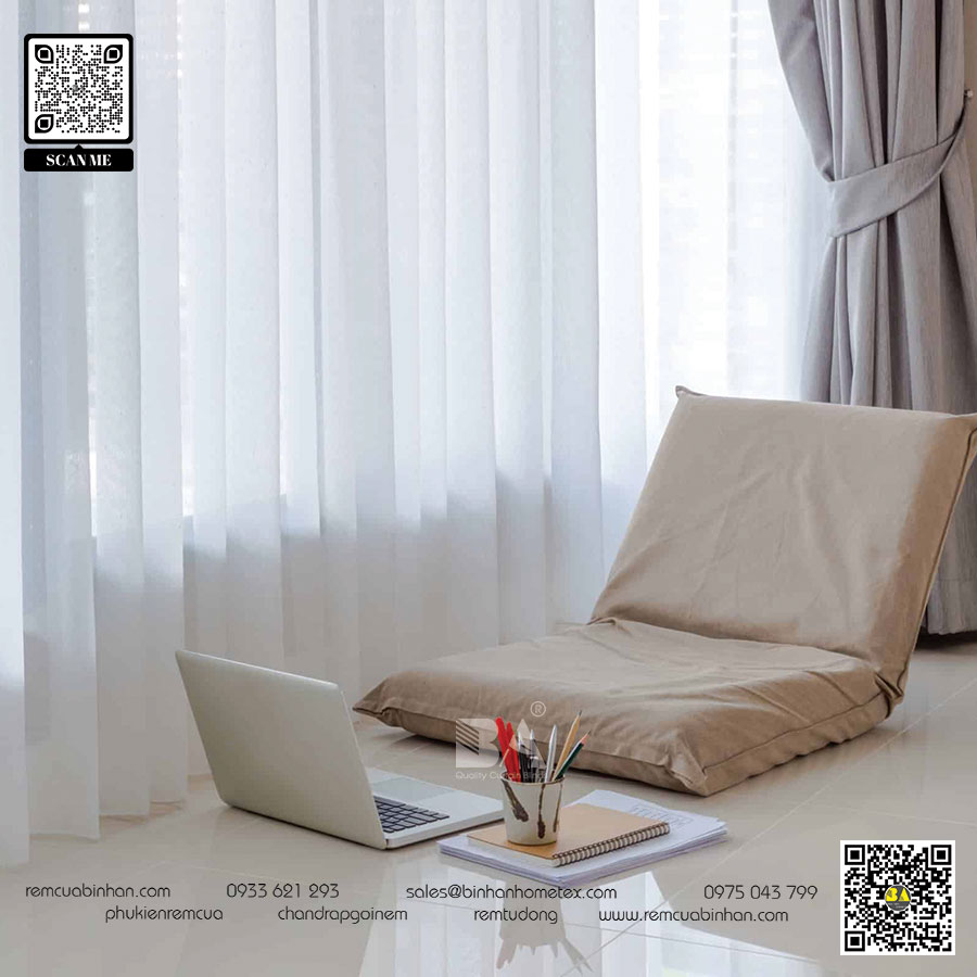 Phối hợp rèm cửa hai lớp đẹp cho phòng ngủ - Rèm cửa Bình An