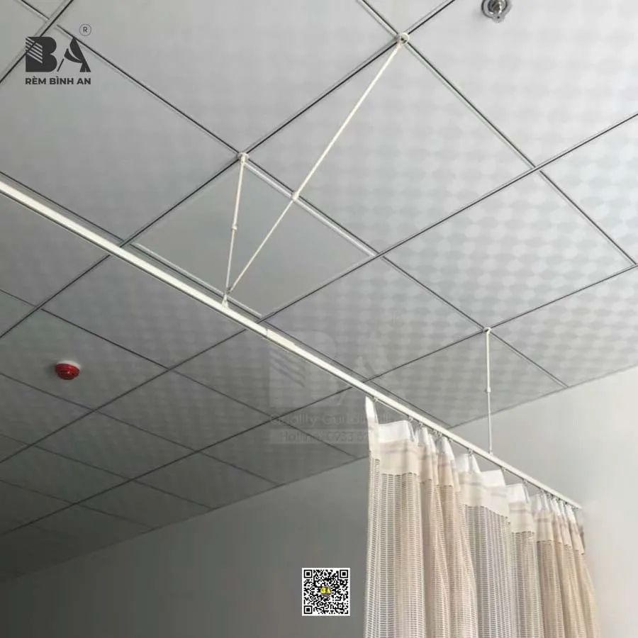 Thanh hạ trần treo rèm – Linh hoạt chiều cao