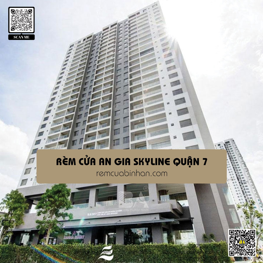 Rèm cửa An Gia Riverside quận 7 | Mẫu rèm đa dạng và đẹp mắt