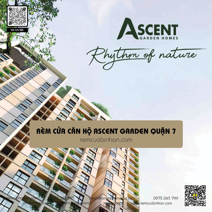 Rèm cửa Ascent Garden Homes Quận 7 - Giá tốt nhất