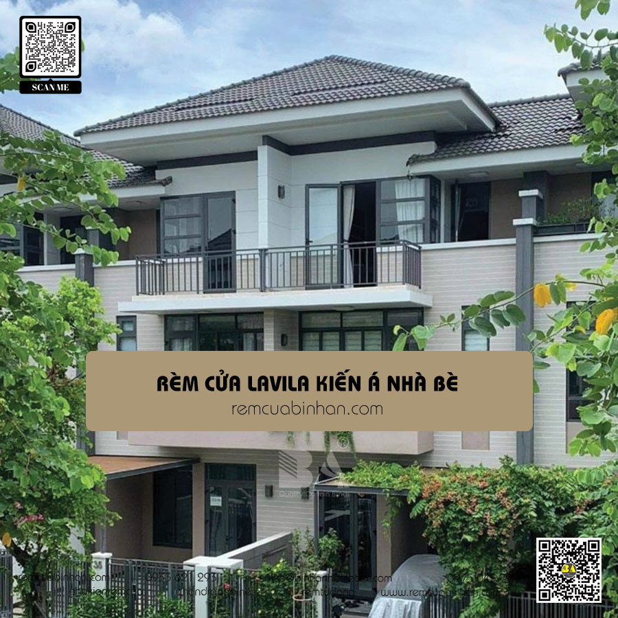 Rèm cửa biệt thự Lavila Kiến Á Nhà Bè - Hơn 100 mẫu đẹp