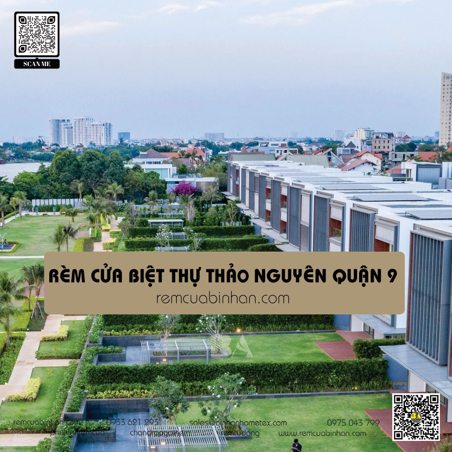 Rèm cửa biệt thự Thảo Nguyên Sài Gòn - Sang trọng