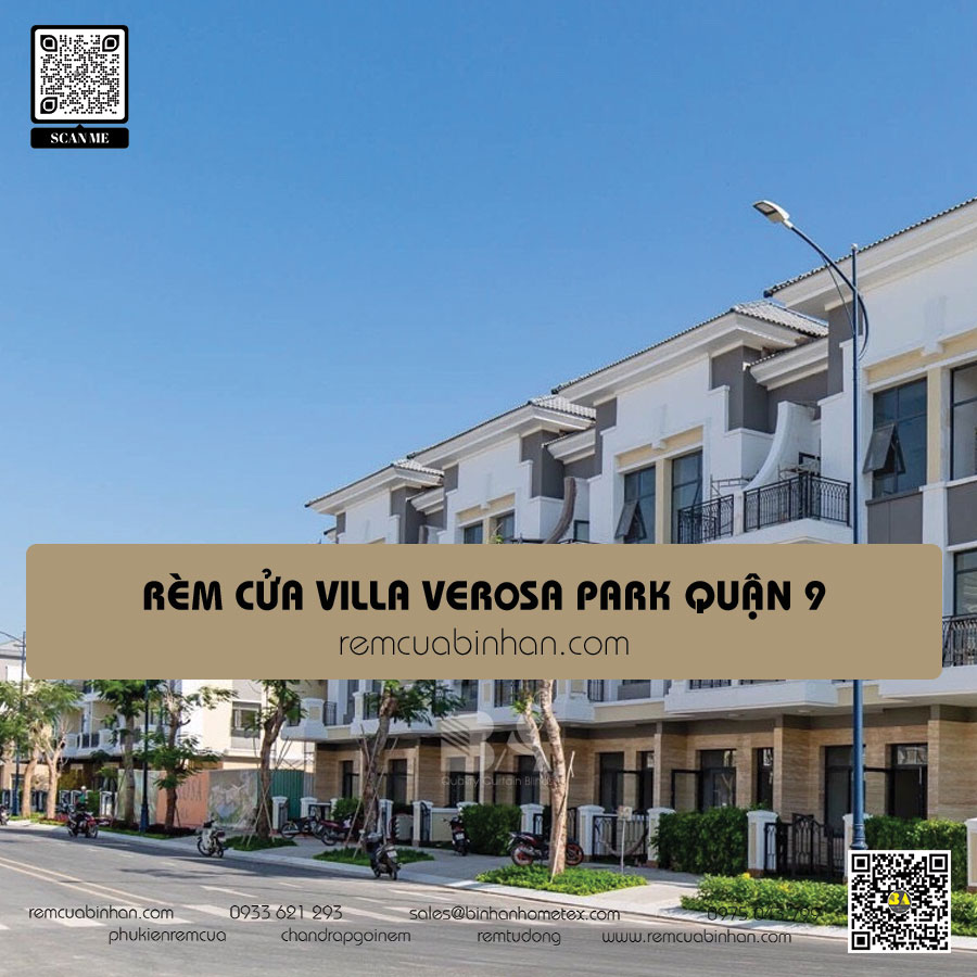 Rèm cửa biệt thự Verosa Park Quận 9 - remcuabinhan.com