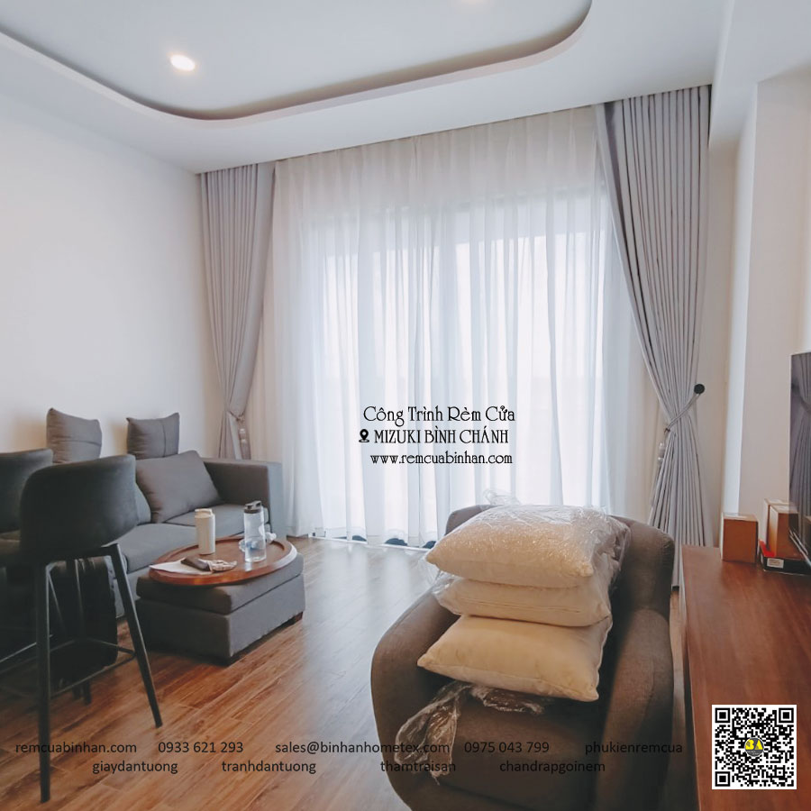 Rèm Cửa Bình Chánh May Màn Cửa Hai Lớp Chống Nắng Đẹp