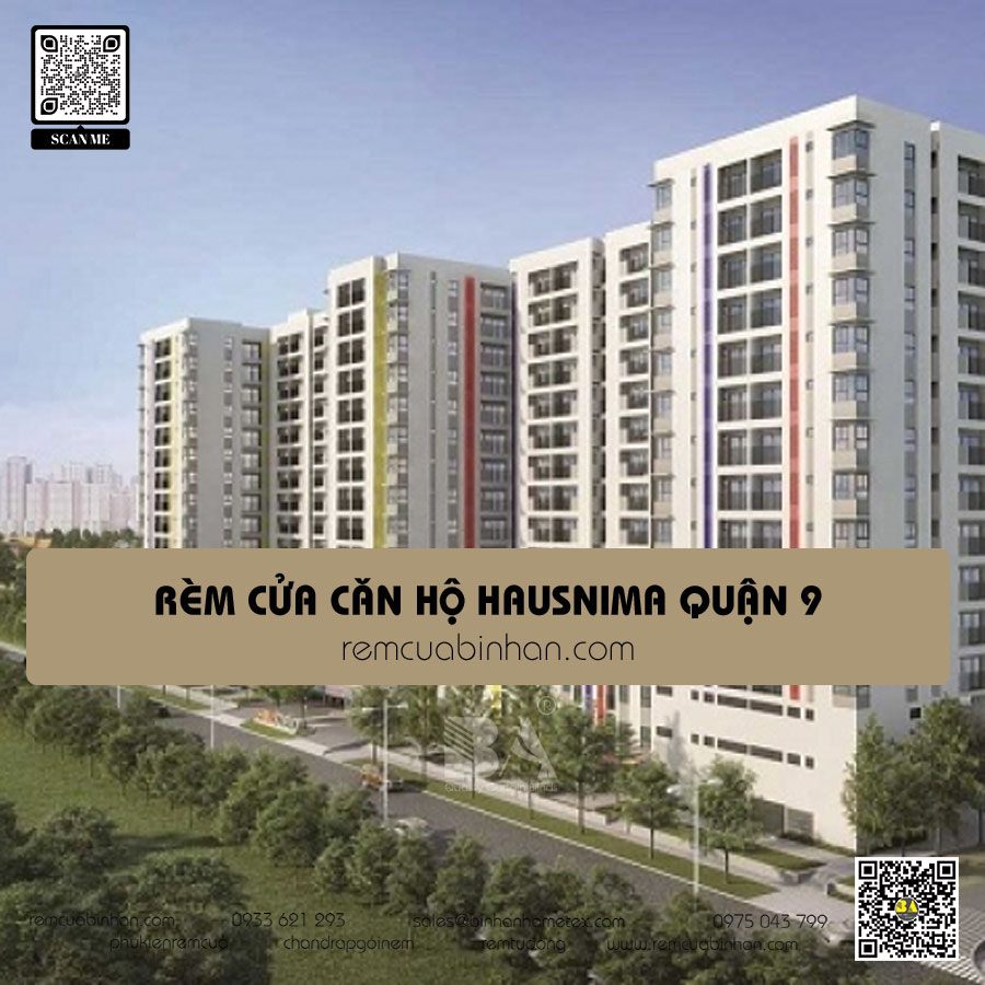 Rèm cửa Căn hộ HausNima Quận 9 remcuabinhan.com