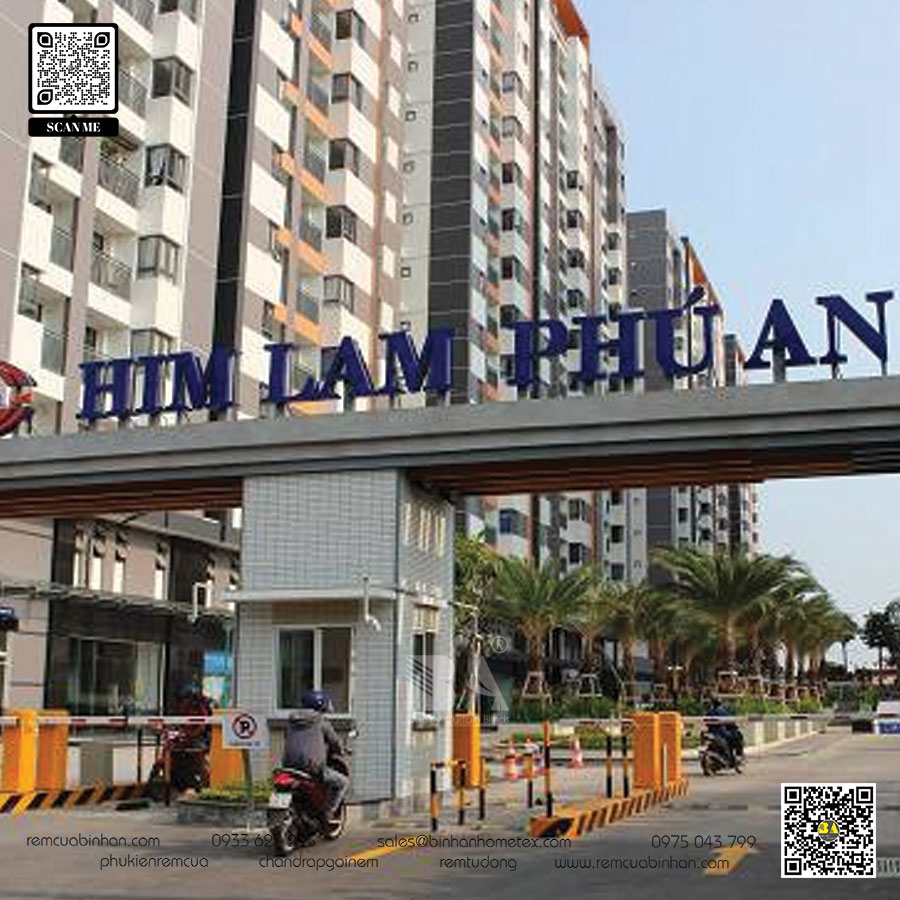 Rèm cửa Căn hộ Him Lam Phú An Quận 9 - Thiết kế đẹp