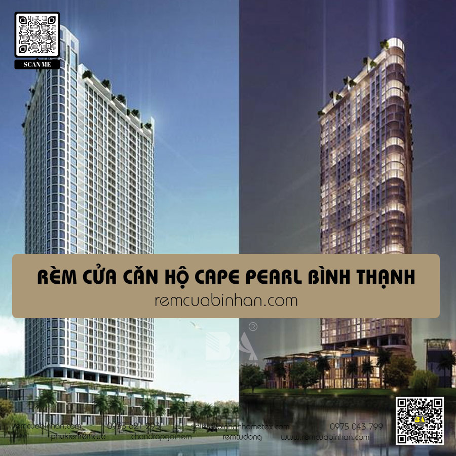 Rèm cửa Cape Pearl Bình Thạnh - Giá rẻ, chất lượng