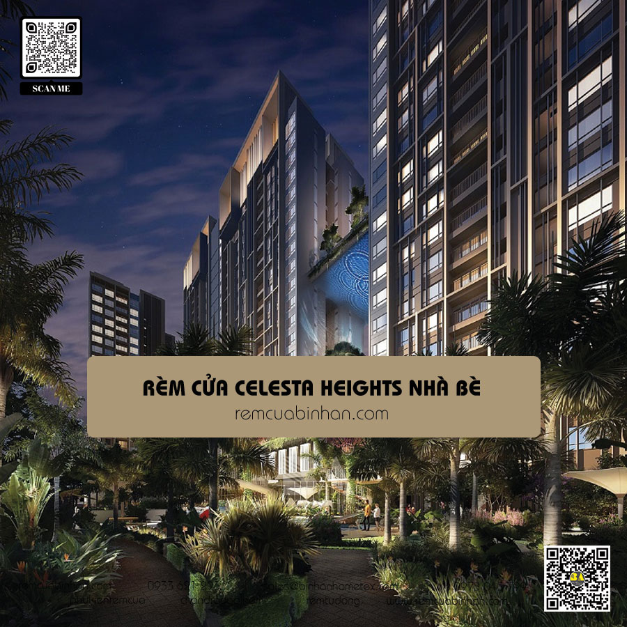 Rèm cửa Celesta Heights Nam Sài Gòn | Đặt hàng ngay!