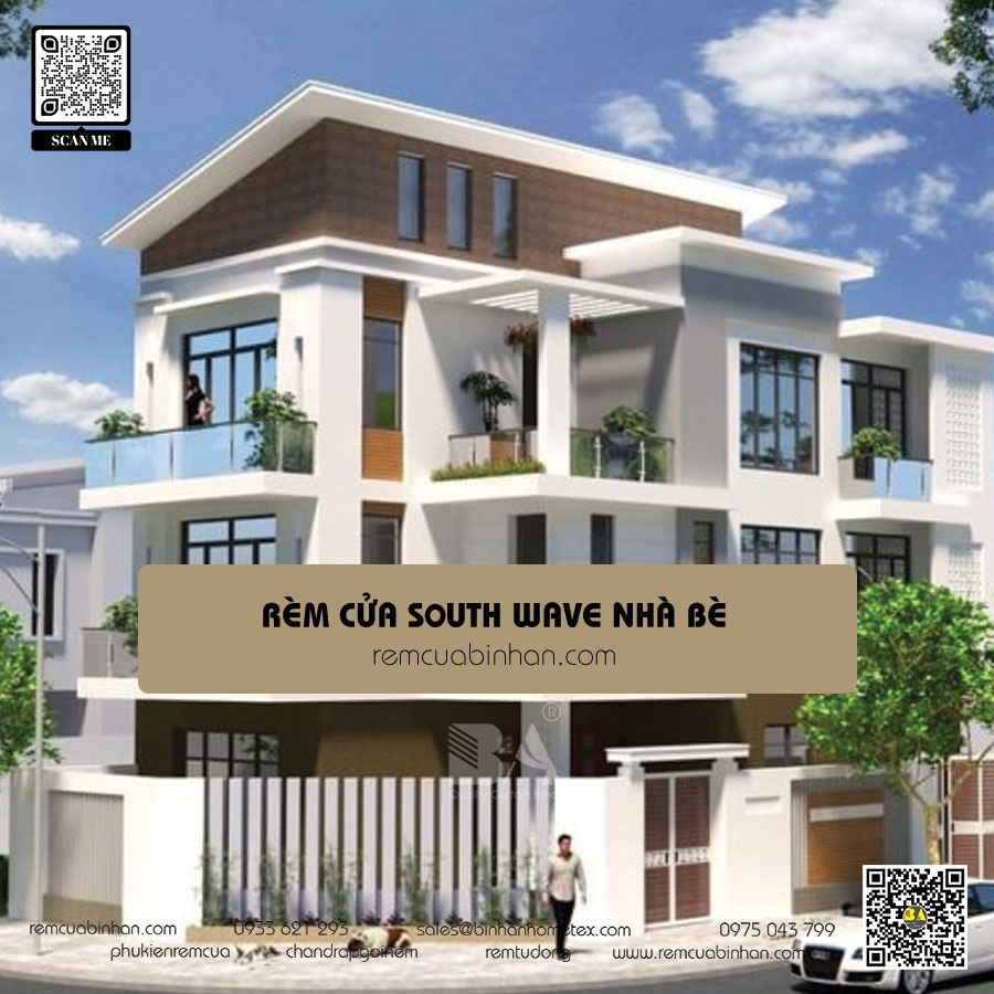 Rèm cửa chất lượng cao cho South Wave Nhà Bè - Giá tốt tại TP.HCM