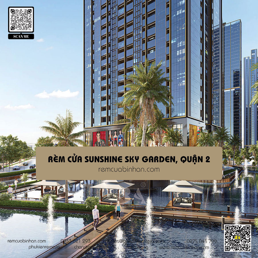 Rèm cửa chất lượng cao cho Sunshine Sky Garden Quận 7